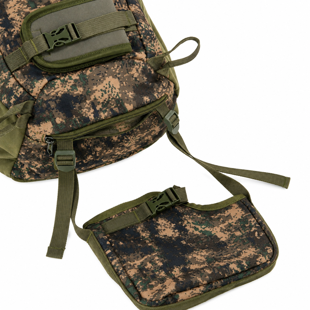 Mochila Browning Hybrid Verde 35 L com banco