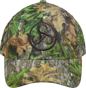 Gorra SAUER Camo – OrlC naranja alta visibilidad leaf camuflaje – vista 8