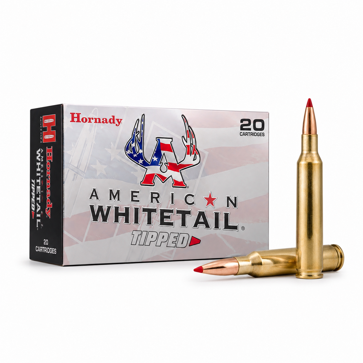 Munición HORNADY American Whitetail Tipped SST