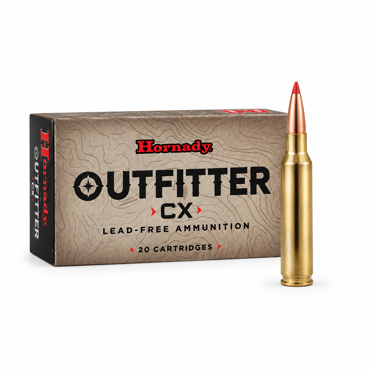 Munición de caza HORNADY Outfitter CX sin plomo