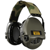 Sordin Supreme Pro-X Led & SUPREME PRO X LED Headband Textil Camo-Cup Verde- GEL