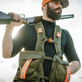 Chaleco-mochila de caza Nature by Marsupio Suede Jungla Pro 18L