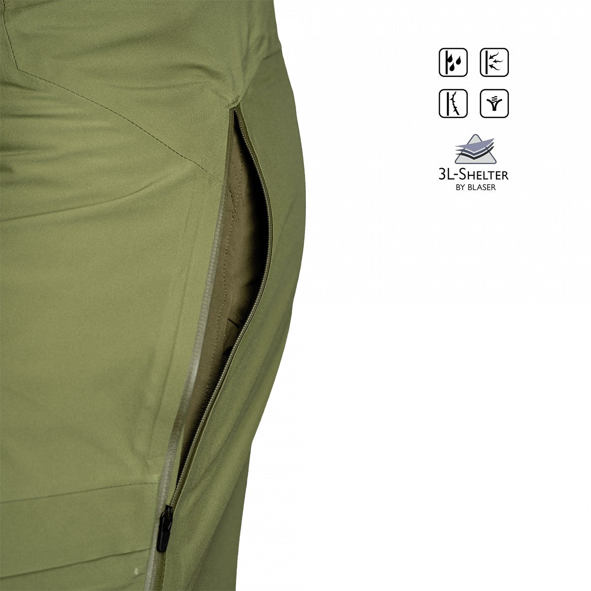 BLASER HunTec Venture 3L Hose Camo / Grün