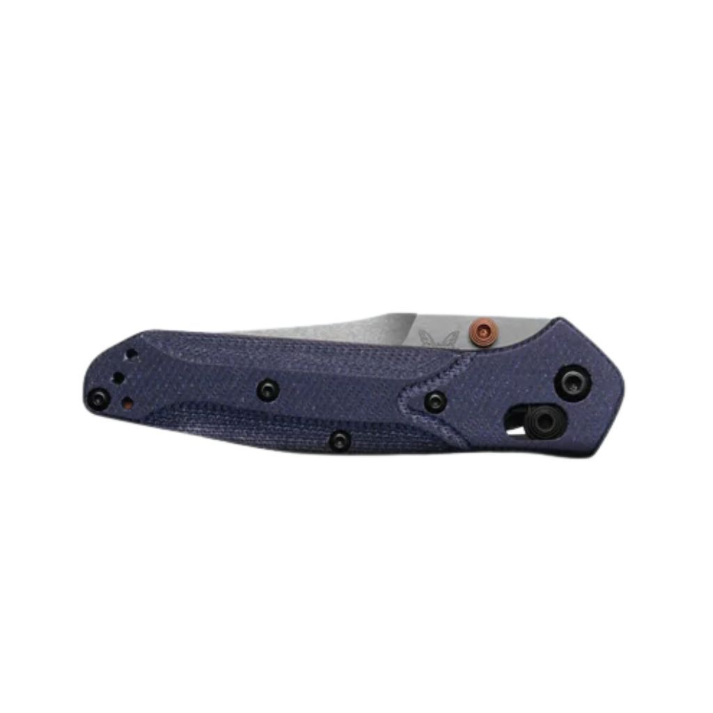 Navaja BENCHMADE Mini Osborne Micarta detalle oficial
