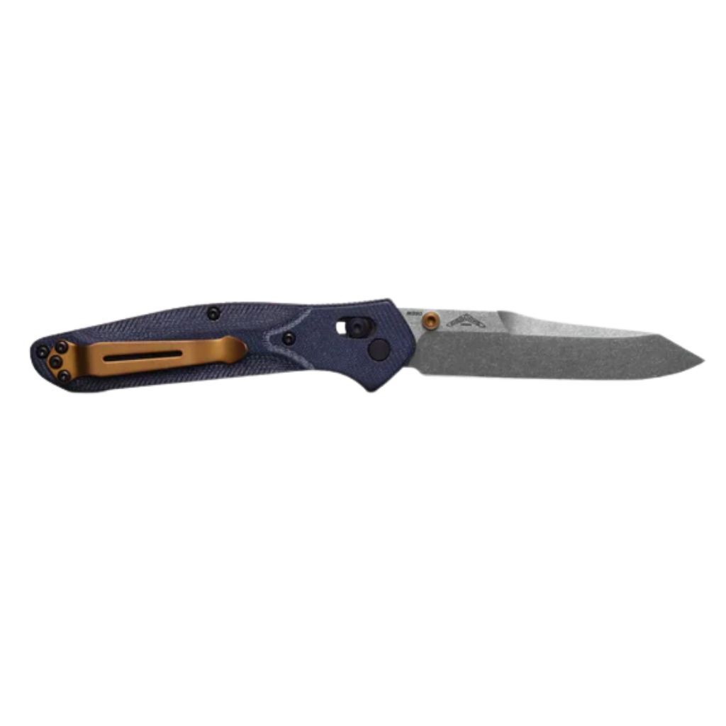 Navaja BENCHMADE Mini Osborne Micarta detalle oficial