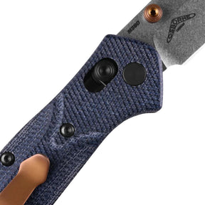 Navaja BENCHMADE Mini Osborne Micarta detalle oficial
