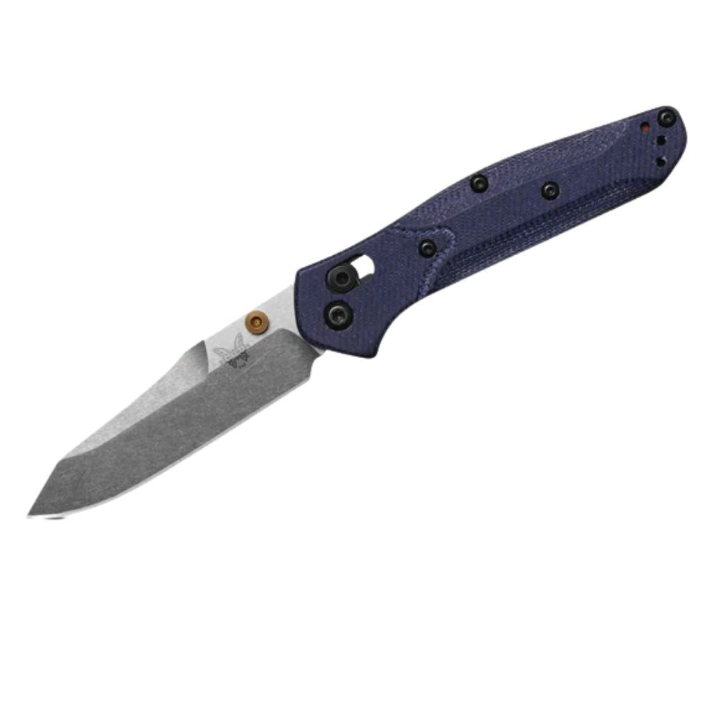Navaja BENCHMADE Osborne Micarta Azul denim