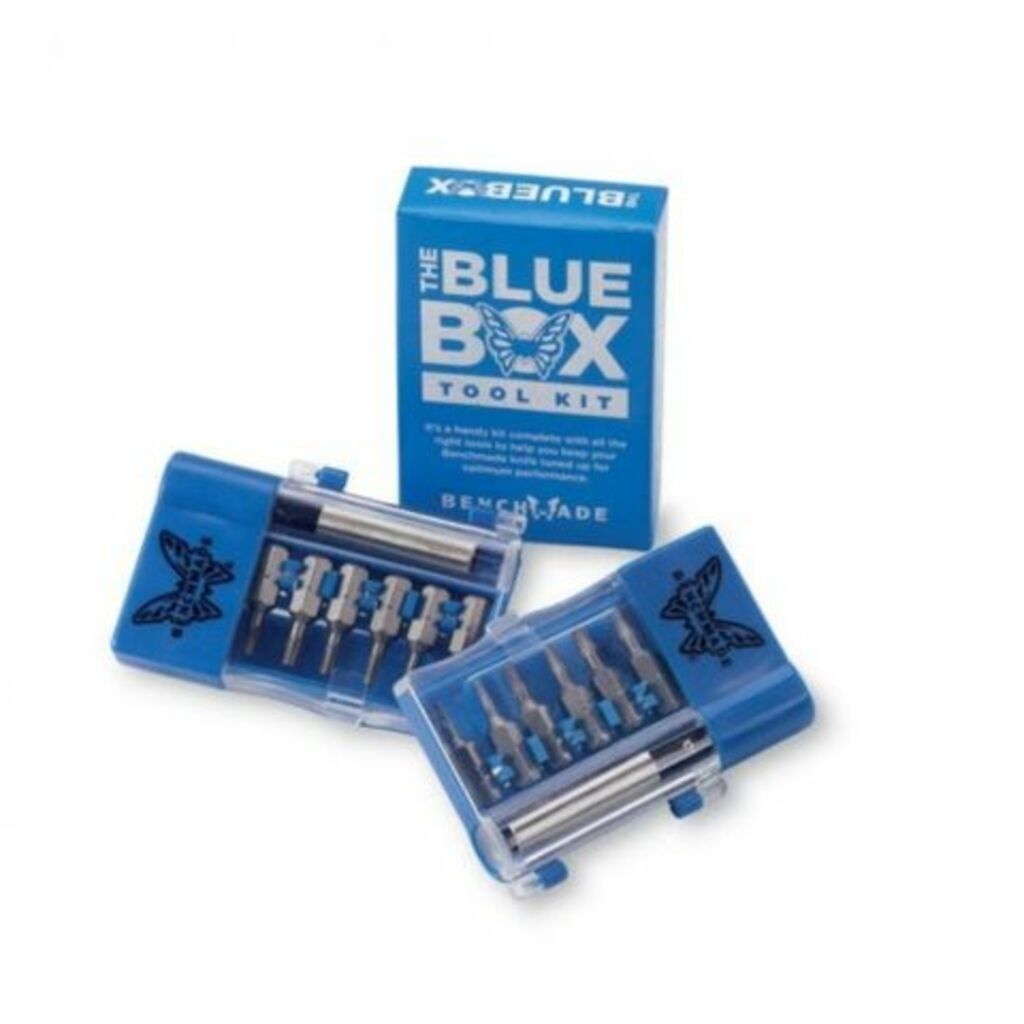 Kit mantenimiento para cuchillos BENCHMADE The Bluebox detalle oficial