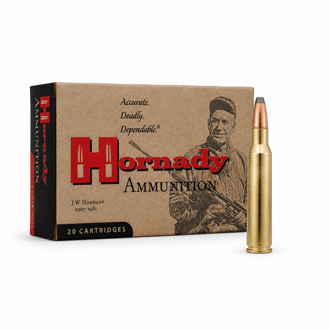 Munición de rifle HORNADY Custom SP-RP InterLock