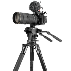 dslr sobre trípode  Alta Pro 3VRL 303AV20