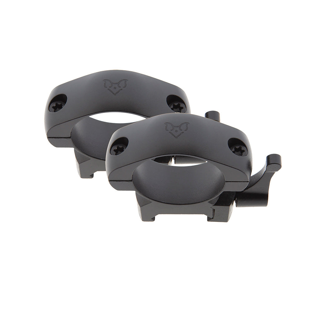 Anillas desmontables de acero 2 tornillos 1″ (25,4 mm) B-Vision Weaver y Picatinny