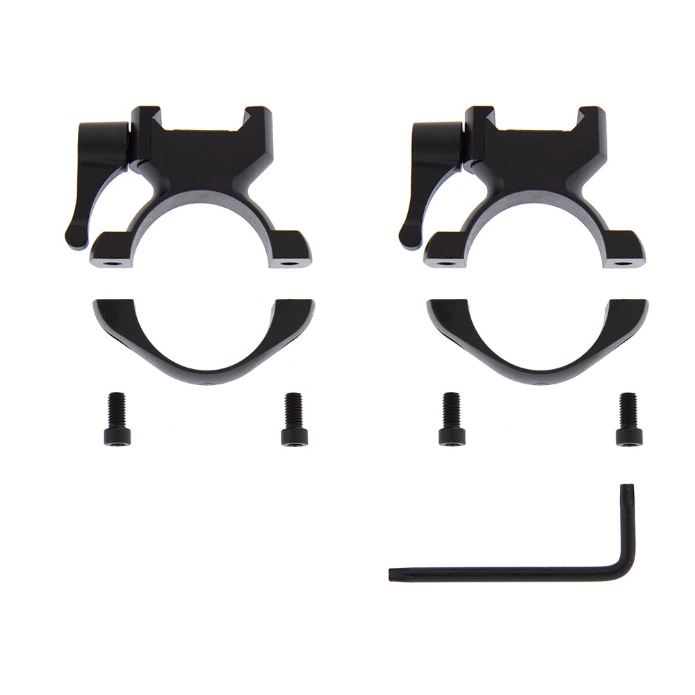 Anillas desmontables de acero 2 tornillos 1″ (25,4 mm) B-Vision Weaver y Picatinny