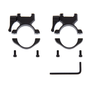 Anillas desmontables de acero 2 tornillos 1″ (25,4 mm) B-Vision Weaver y Picatinny