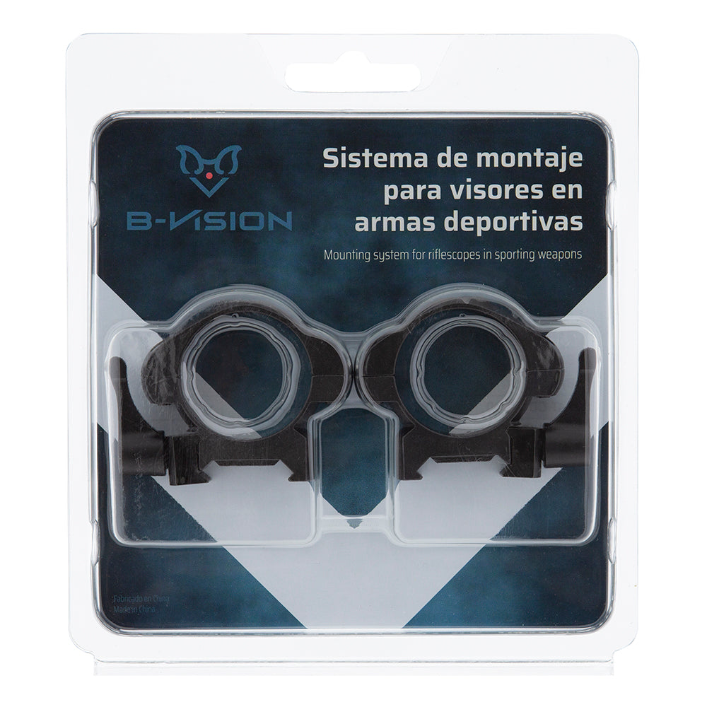 Anillas desmontables de 4 tornillos 30 mm B-Vision