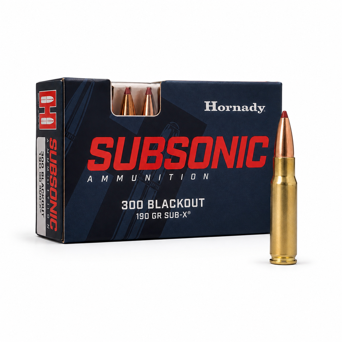 Munición HORNADY Subsonic Sub-X