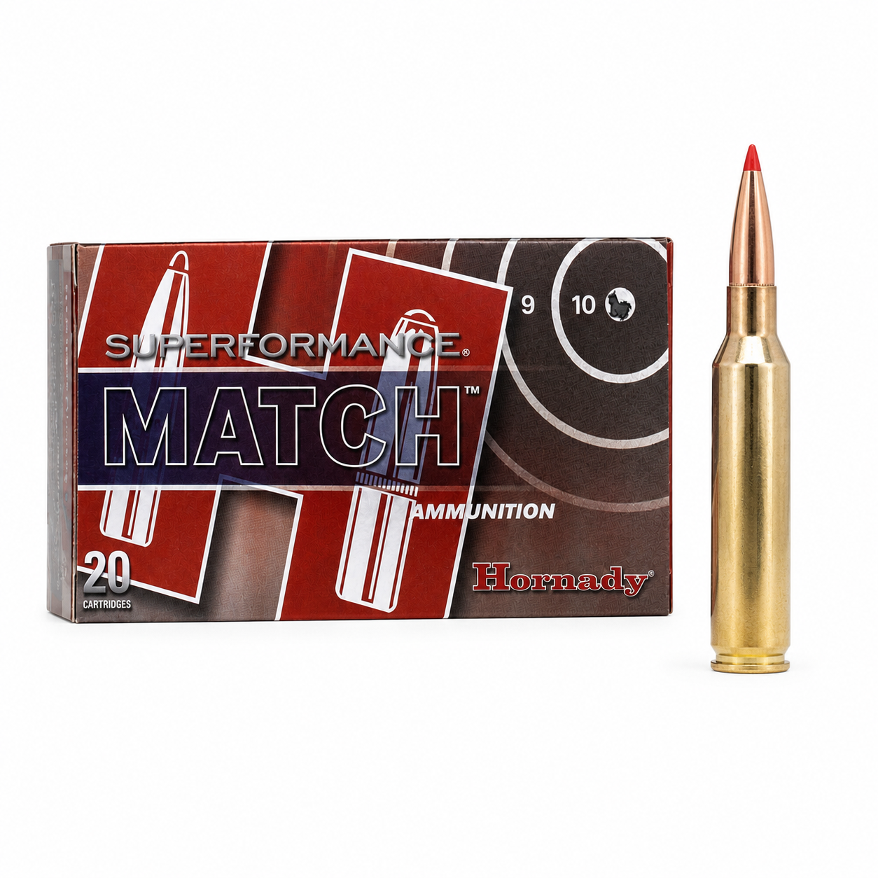 Munición de tiro HORNADY Superformance Match ELD