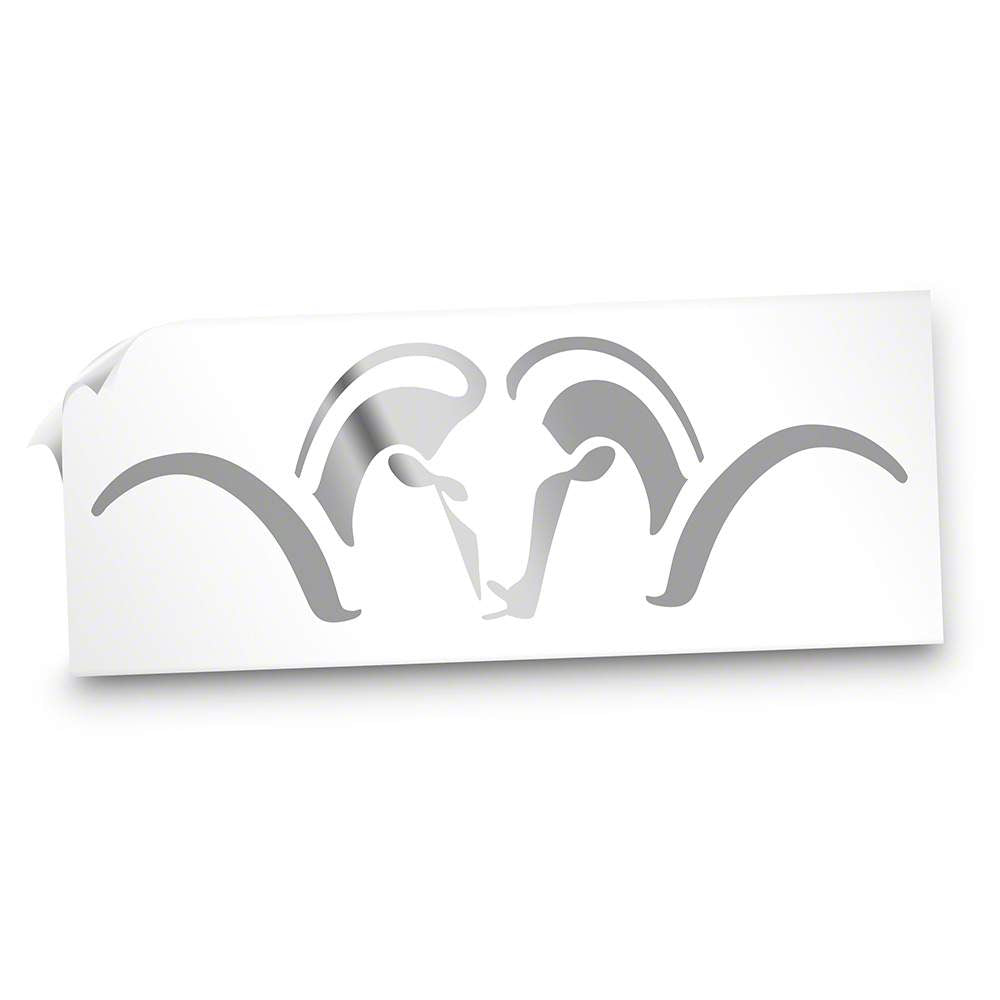 Pegatina para Coche con Logotipo Argali Plateado de Blaser