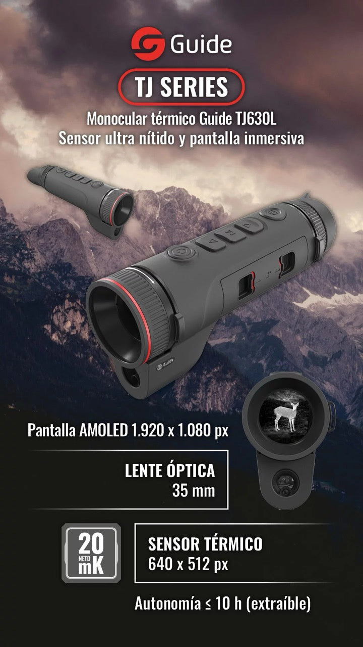Monocular térmico GUIDE TJ650L LRF