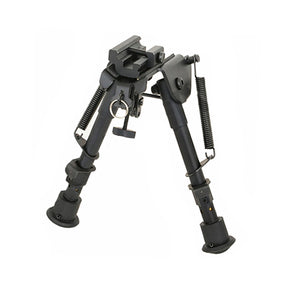Bípode ajustable Shilba BP Spring para rifle con riel Picatinny