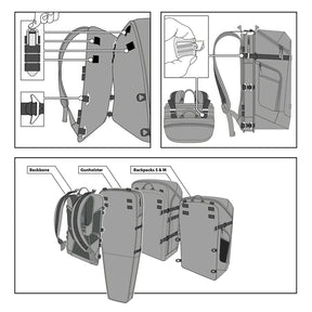 Módulo espalda para mochila Blaser Ultimate Backbone BR