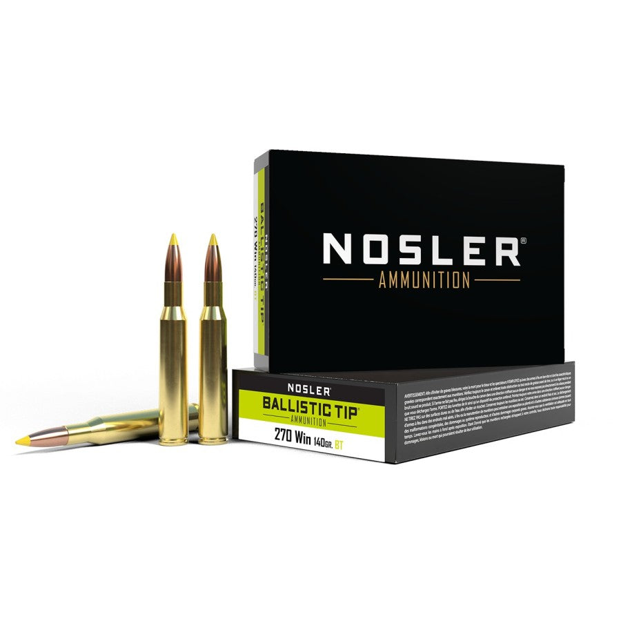 Munición NOSLER Ballistic Tip Hunting