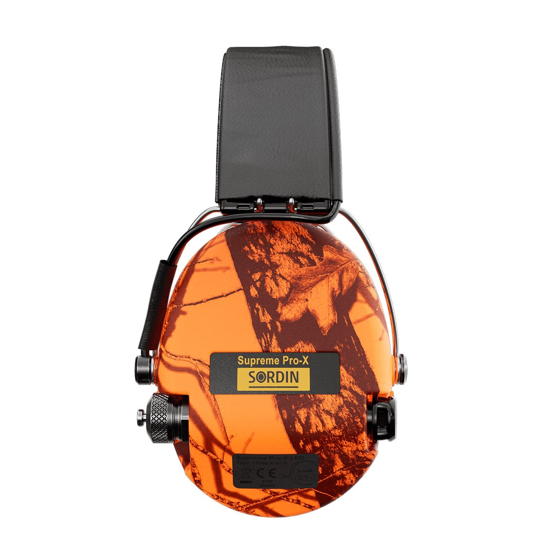 Protector Auditivo Electrónico SORDIN Supreme Pro-X LED banda de cuero