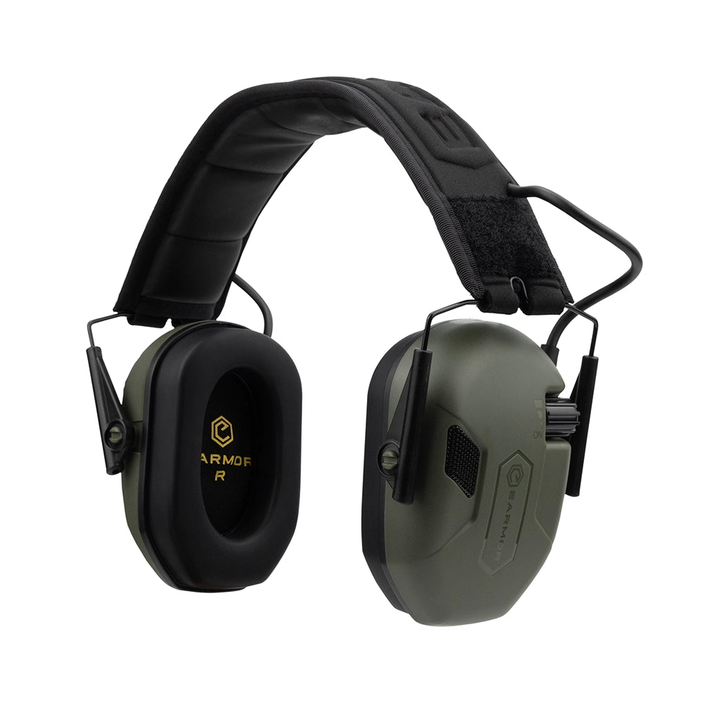 Cascos de protección auditiva electrónica Earmor M300A Verde imagen principal
