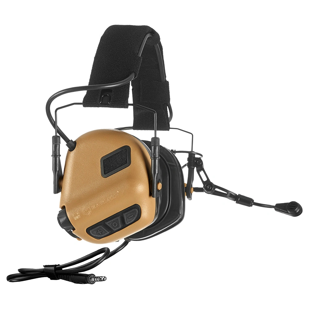 Cascos de protección auditiva electrónica Earmor M32 Plus Marron imagen principal