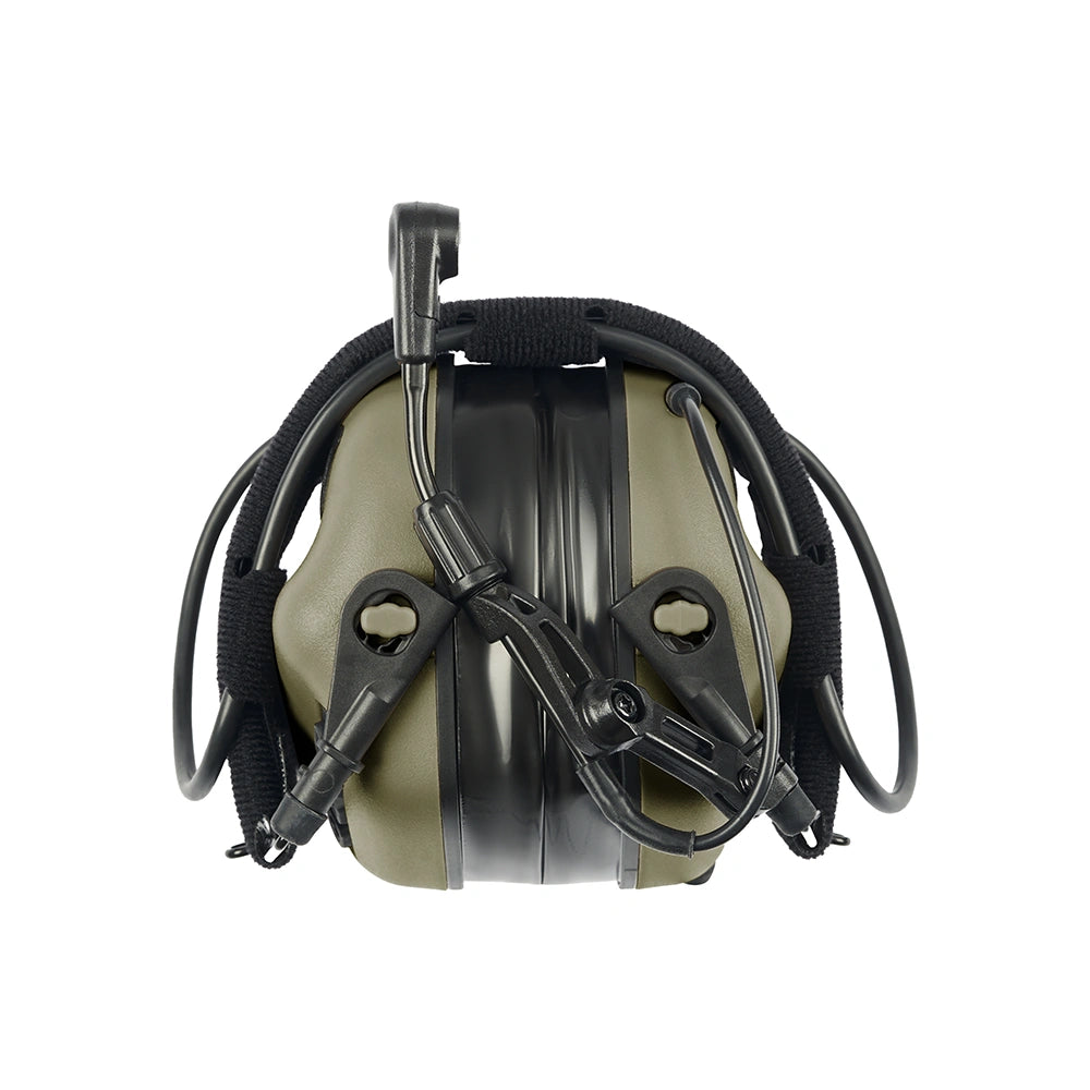 Cascos de protección auditiva electrónica Earmor M32 Plus Verde imagen plegados