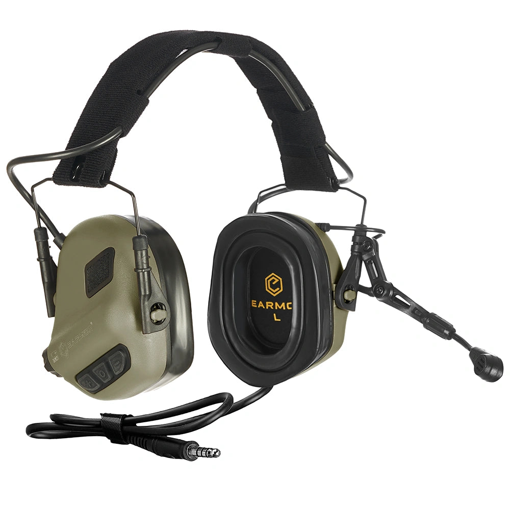 Cascos de protección auditiva electrónica Earmor M32 Plus Verde imagen secundaria