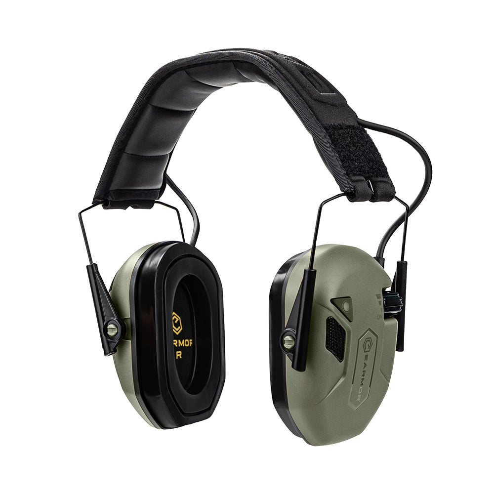 Cascos protección auditiva electrónica Earmor M300T Verde imagen principal