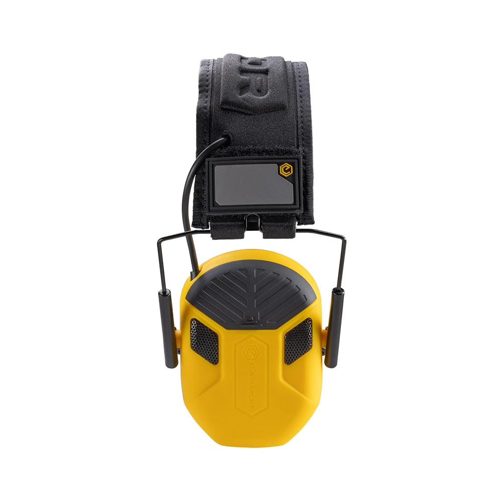 Cascos protección auditiva electrónica Earmor M300X Amarillo imagen secundaria