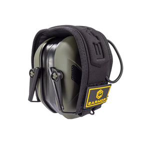 Cascos protección auditiva electrónica Earmor M300X Verde imagen plegados