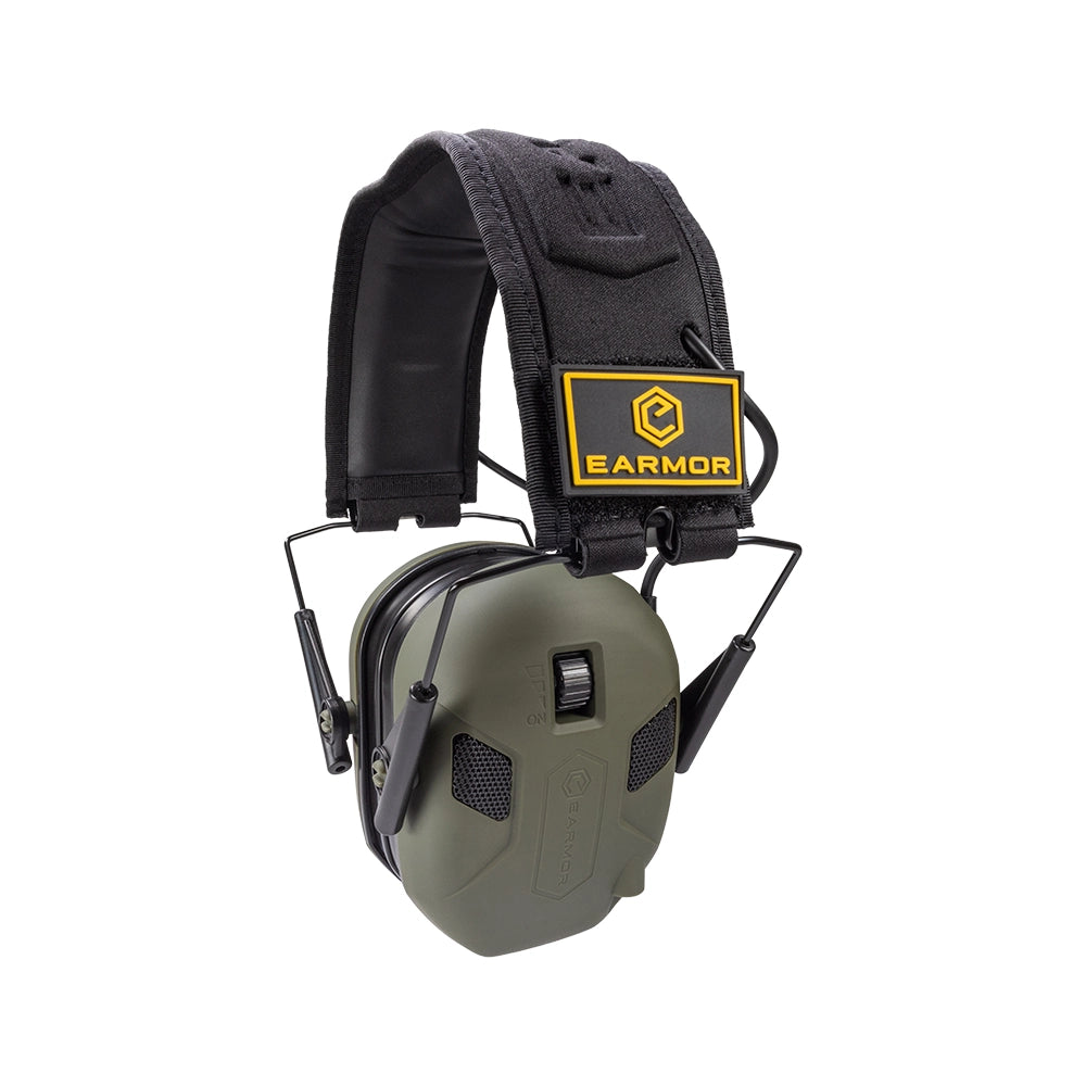 Cascos protección auditiva electrónica Earmor M300X Verde imagen secundaria