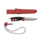 Cuchillo compacto Morakniv Companion Spark (S) en acero inoxidable + Pedernal