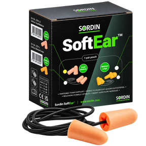 Tapones Silicona Sordin Cord Peach (M/L) (1x100)