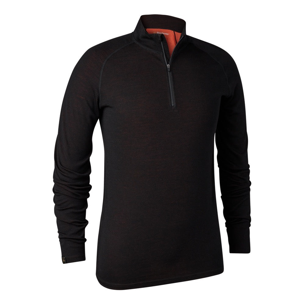 Camiseta con cremallera DEERHUNTER Quinn Merino