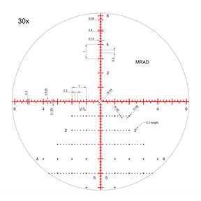 Visor Nikko Stirling Diamond FFP 5-30x56 retícula MRAD XTR