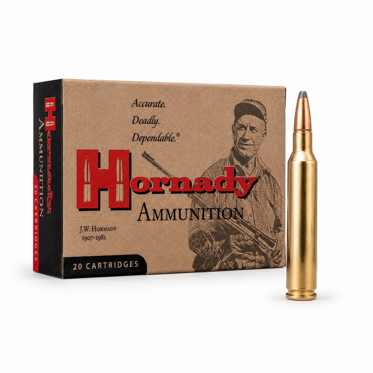 Munición de rifle HORNADY Custom InterLock