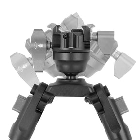 Bípode con pies de goma y picas EQ-Precision 1QS A