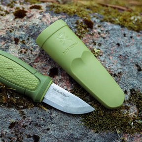 Cuchillo compacto Morakniv Eldris con bucle para cinturón (S) en acero inoxidable 12C27