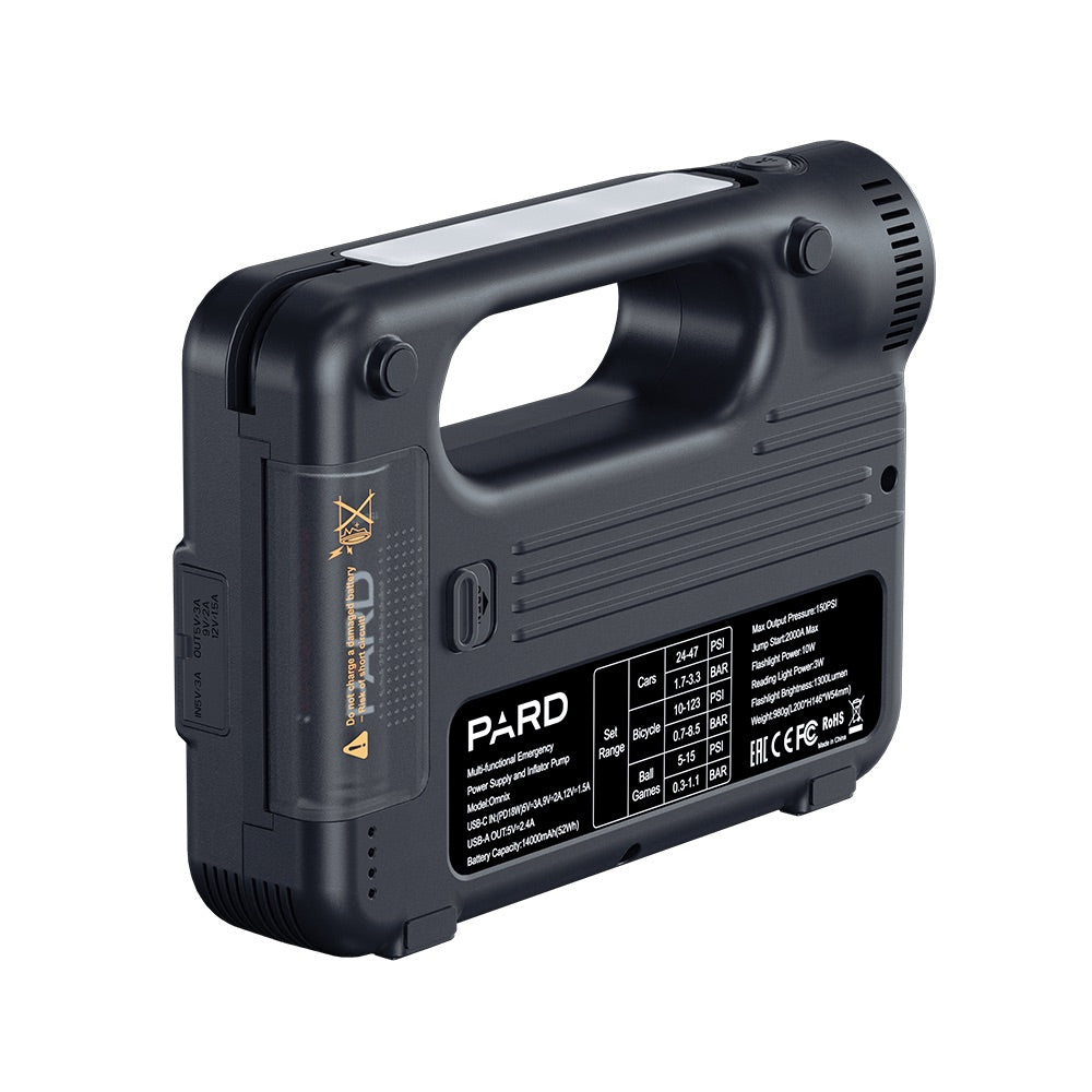 Estación de carga PARD Omnix energía de emergencia