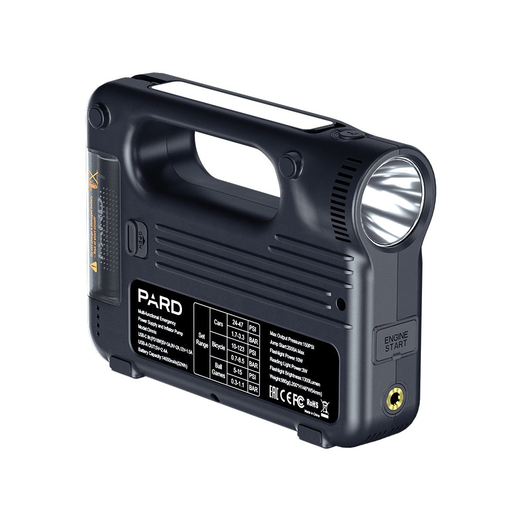 Estación de carga PARD Omnix energía de emergencia