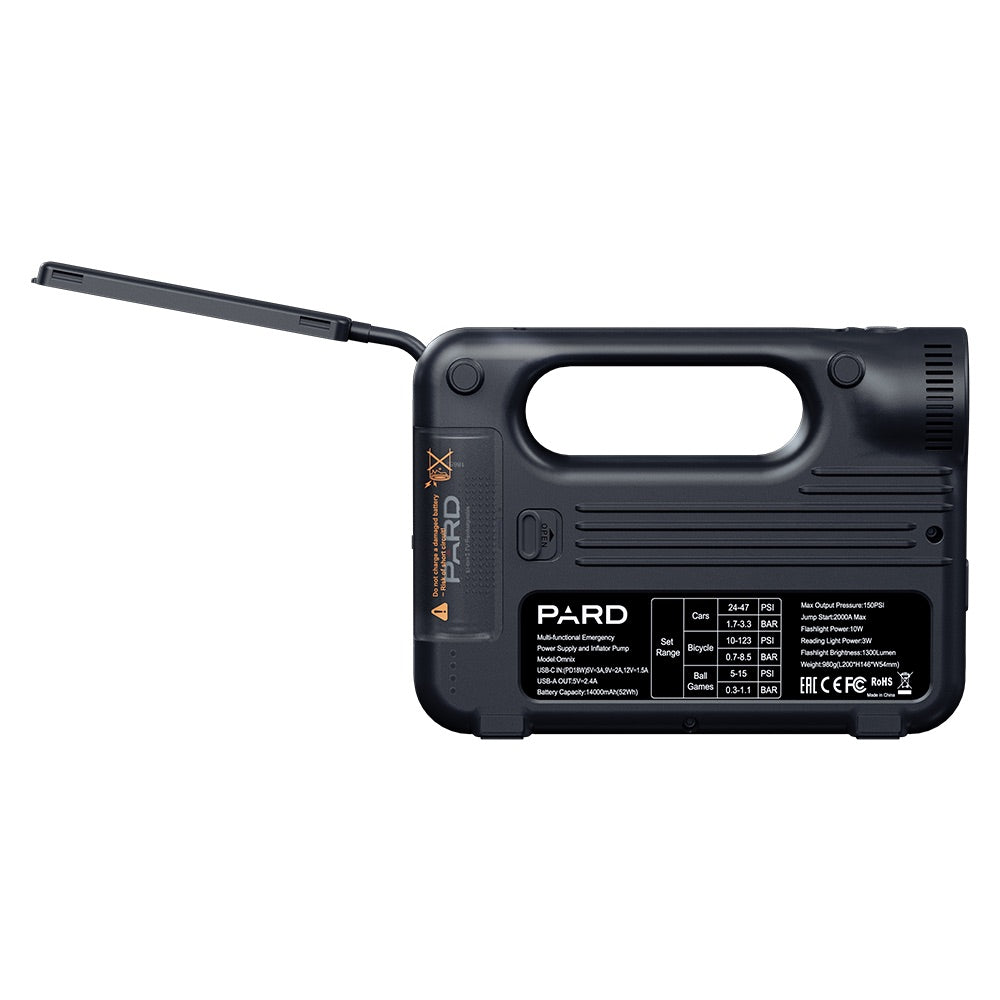 Estación de carga PARD Omnix energía de emergencia