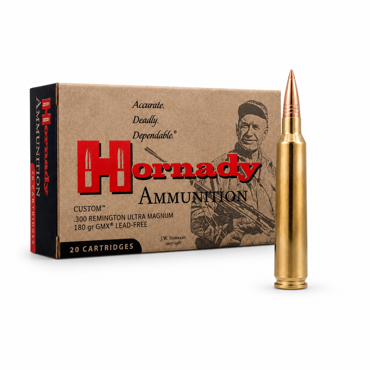 Munición de rifle HORNADY Custom GMX sin plomo