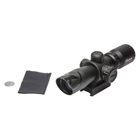 Visor Firefield Barrage 1,5-5x32, con sus accesorios