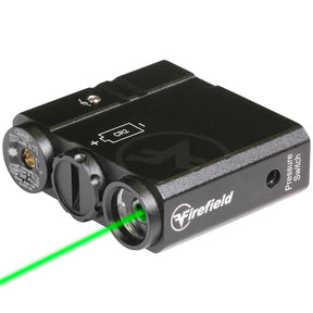 Láser verde y linterna Firefield Charge AR, vista del producto