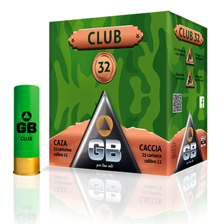 Cartuchos Caza GB Club 32 - Calibre 12