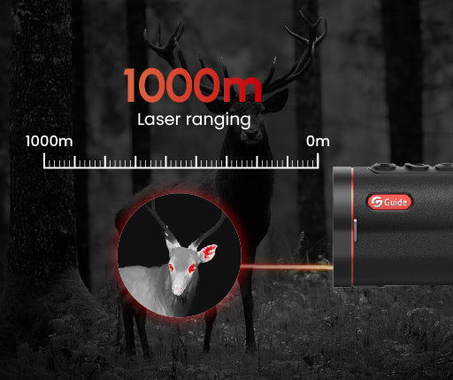 Monocular térmico GUIDE TD Gen3 LRF con telémetro