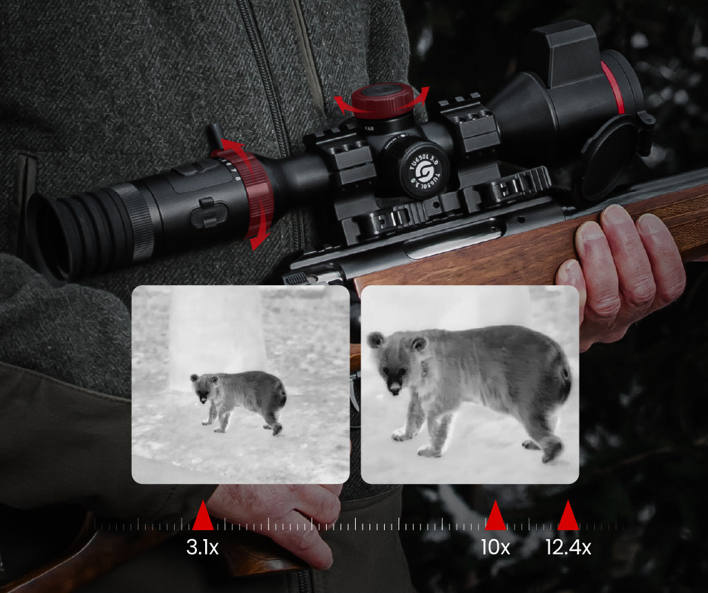 Visor térmico GUIDE TU650L 3.0 con telémetro (LRF)